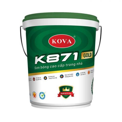 Sơn bóng nội thất KOVA K871-GOLD (20KG) - đã hoàn toàn nhiệt đới hóa