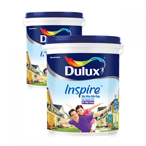 79AB - DULUX INSPIRE NGOẠI THẤT MÀU TỰ CHỌN - BÓNG (5L)